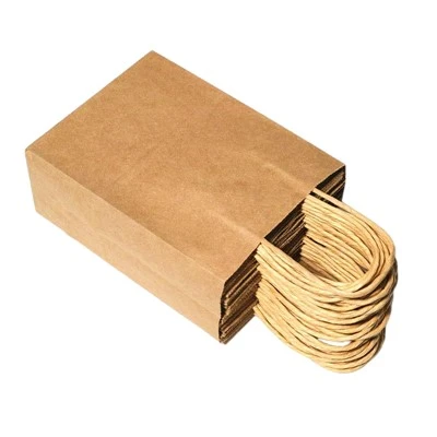 Bolsa Kraft Marrón Con Asas